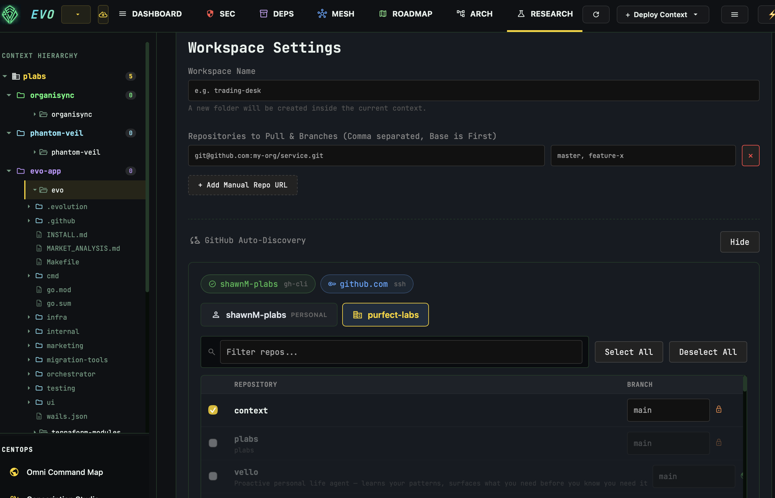 Add Workspace