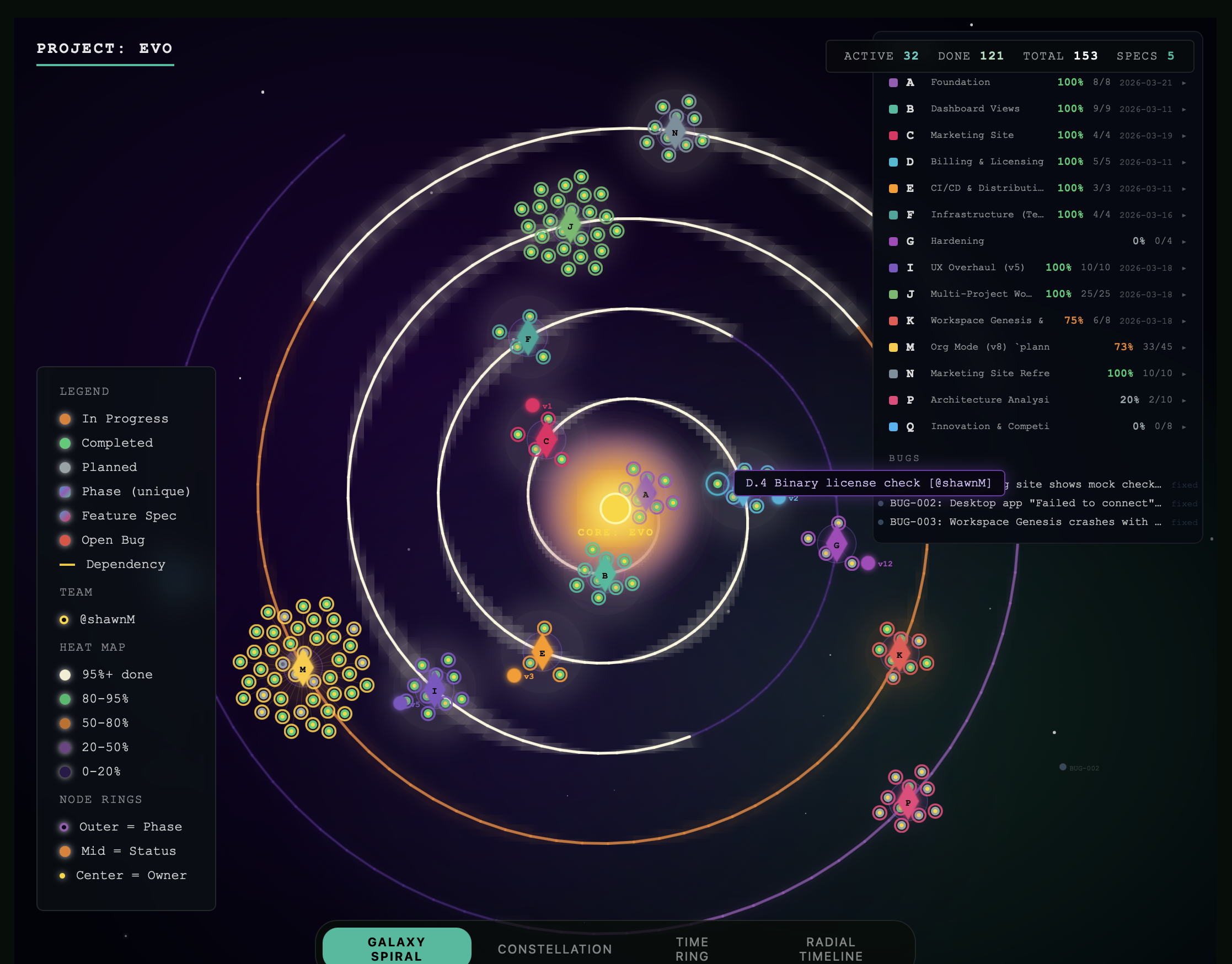 Neural Mesh galaxy spiral